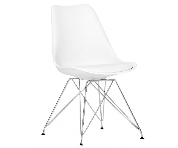 Стілець Тауер С пластиковий білий Дніпро - зображення 1