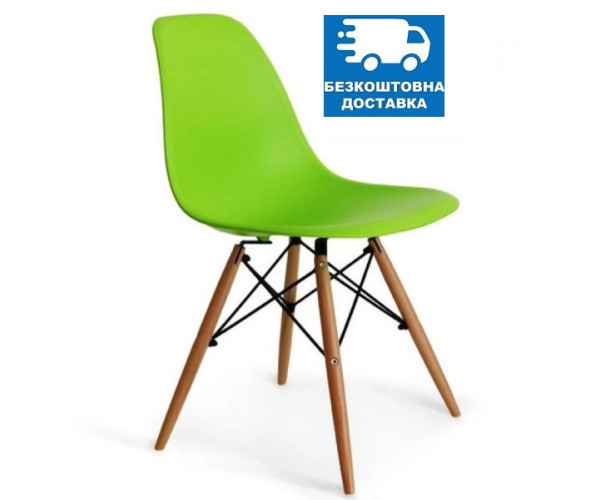 Стілець Тауер Вуд пластиковий зелений Днепр - изображение 1