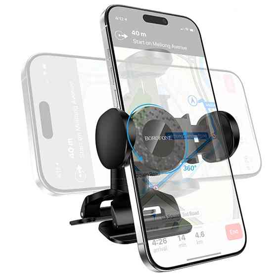 Автодержатель Borofone BH142 Support pull clip (center console) Херсон