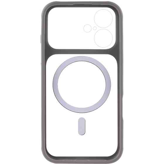 Чехол TPU+PC GETMAN Moon Clear with MagSafe для Apple iPhone 16 (6.1") Херсон