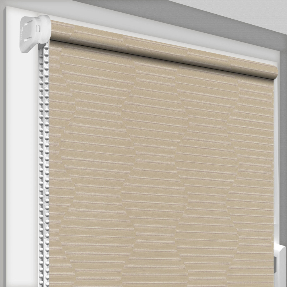 Рулонна штора Rolets Ніл 1-03-375 37.5x170 см відкритого типу Бежева Київ - зображення 1