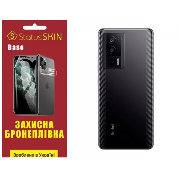 Поліуретанова плівка StatusSKIN Base на корпус Xiaomi Redmi K60/K60 Pro/Poco F5 Pro 5G Глянцева (Код Харьков - изображение 2