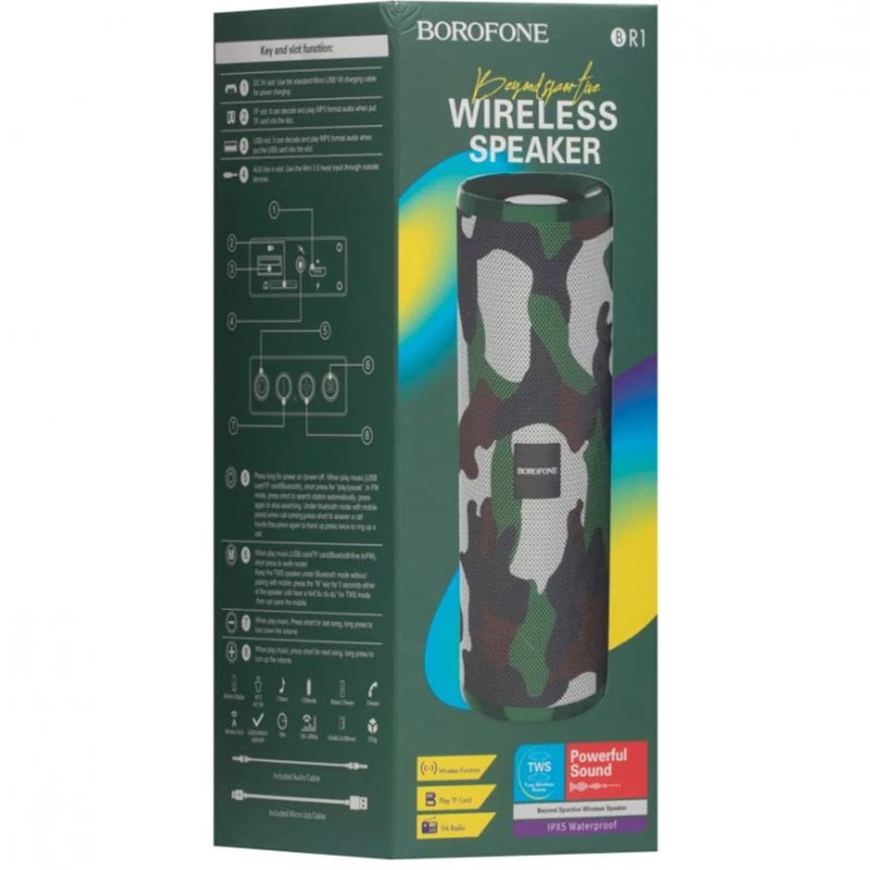 Bluetooth Колонка Borofone BR1 Херсон - зображення 3