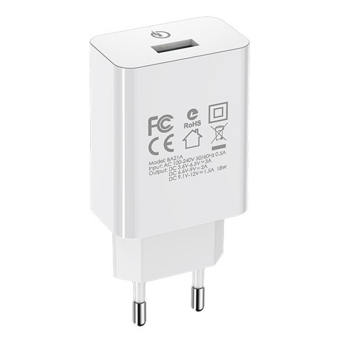 СЗУ Borofone BA21A Long journey QC3.0 3A (1USB-A) Херсон - зображення 4