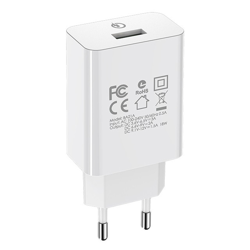 СЗУ Borofone BA21A Long journey QC3.0 3A (1USB-A) Херсон - зображення 4