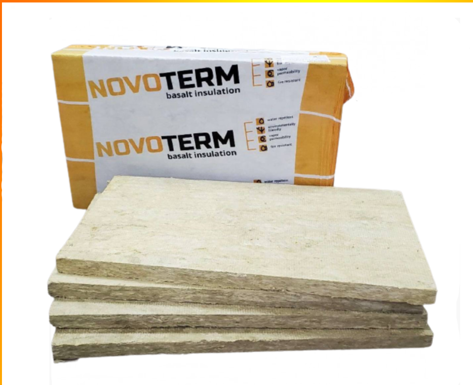 Покрівельний базальтовий утеплювач Novoterm Покрівля 190 Вишневе - зображення 1