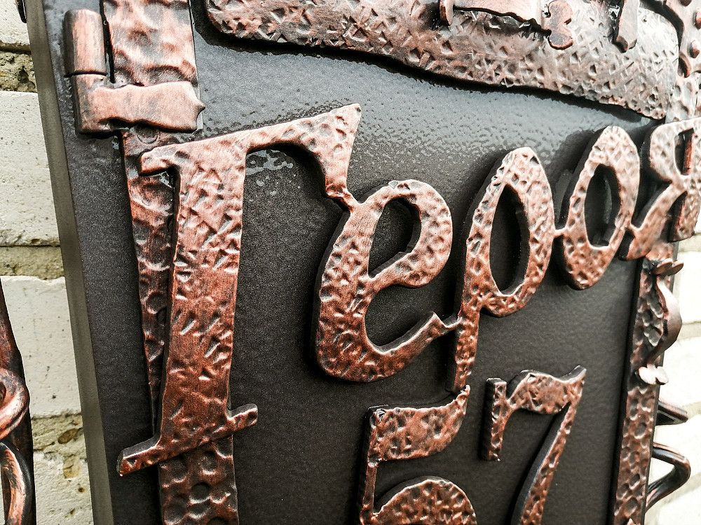 Почтовый ящик Лоза с номером, названием улицы и трубой для газет Сумы - изображение 4