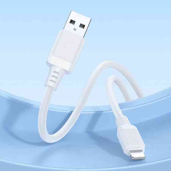Дата кабель Borofone BX115 Lotto USB to Lightning 2.4A (1m) Херсон