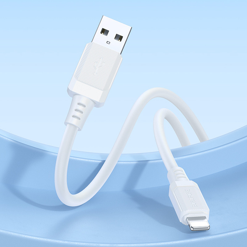 Дата кабель Borofone BX115 Lotto USB to Lightning 2.4A (1m) Херсон - изображение 4