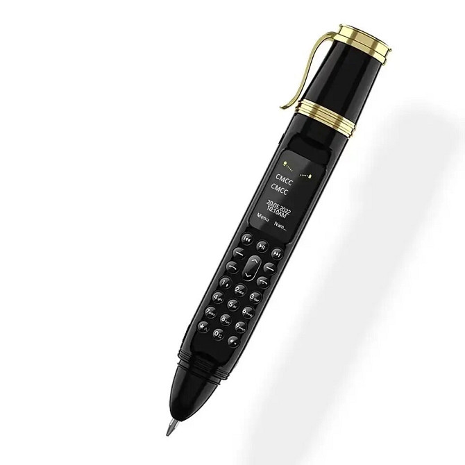 Мини мобильный телефон ручка AIEK BM111 2SIM Красный Киев - изображение 9