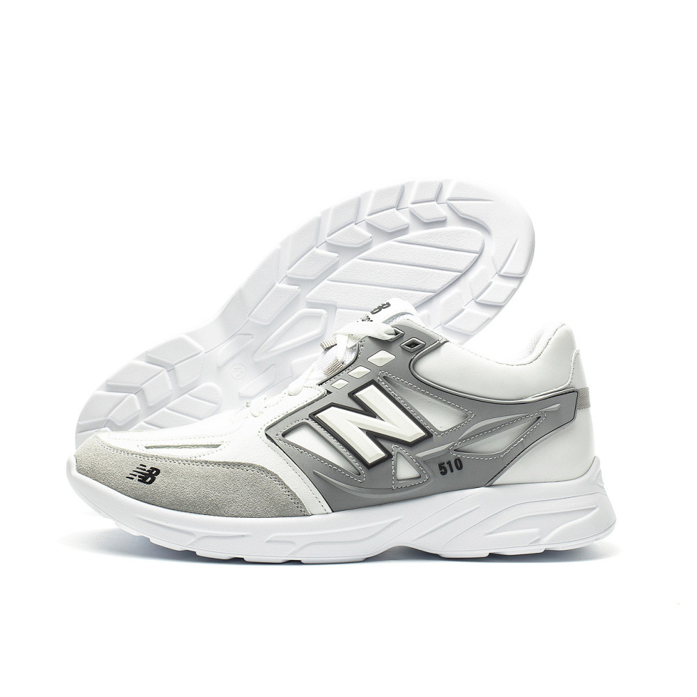 Мужские кожаные кроссовки New Balance Clasic White Киев - изображение 11