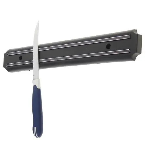 Магнітна планка для ножів Frico FRU-938-Black 33 см чорна Київ - зображення 1