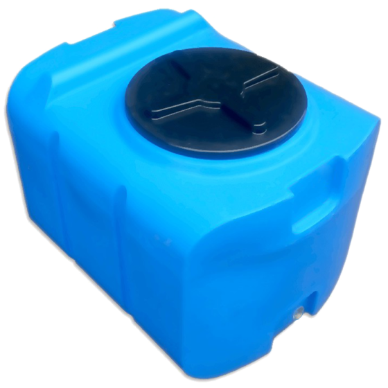 Емкость 200 л квадратная голубая Київ