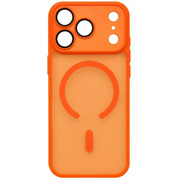 Чохол DM Lens Protection with MagSafe для Apple iPhone 17 Pro Orange Харків - зображення 1