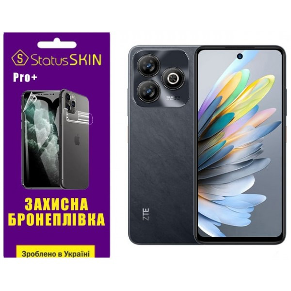 Поліуретанова плівка StatusSKIN Pro+ для ZTE Blade A75 Глянцева Харків - зображення 1
