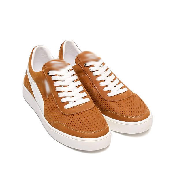 Чоловічі літні шкіряні кеди перфорація Киев - изображение 3