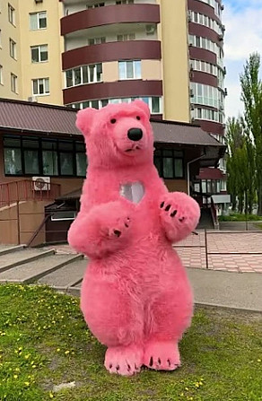 Костюм аниматору Мишка 250 см, свобода движений, обзор, 4 часа работы Киев - изображение 1
