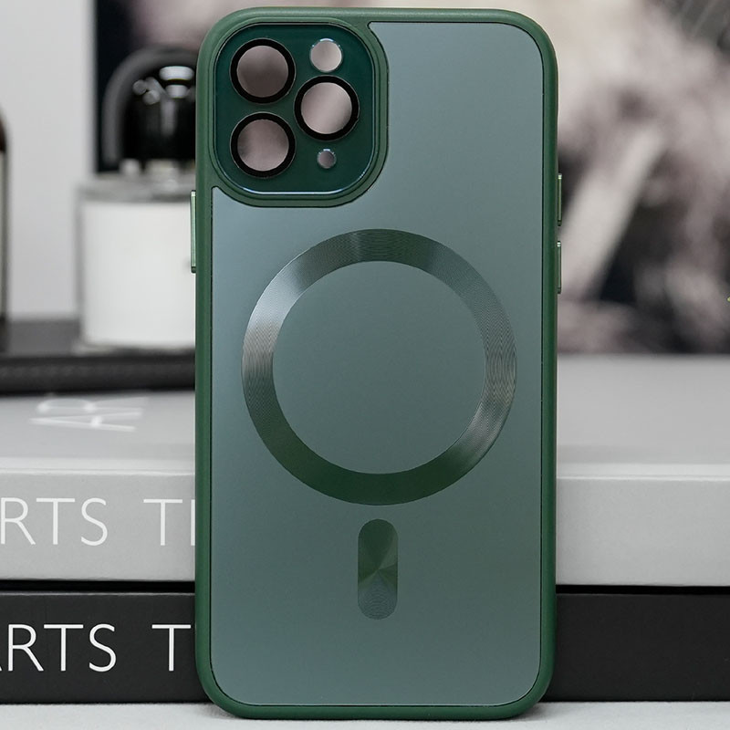 Чехол TPU+Glass Sapphire Midnight with Magnetic Fit для Apple iPhone 15 Pro (6.1") Херсон - изображение 6