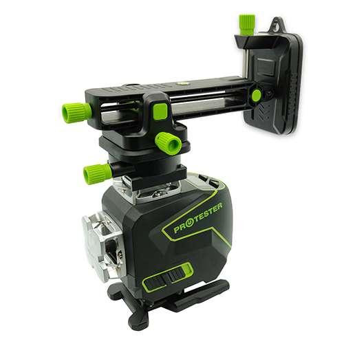 Профессиональный лазерный уровень PREMIUM, 4x360°(LCD, Bluetooth, ДУ, зеленый луч) PROTESTER LL516G Харків - зображення 2