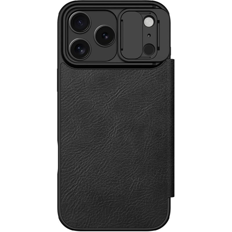 Кожаный чехол-книжка Nillkin Qin Pro Camshield для Apple iPhone 17 Pro Max (6.9") Херсон - зображення 3