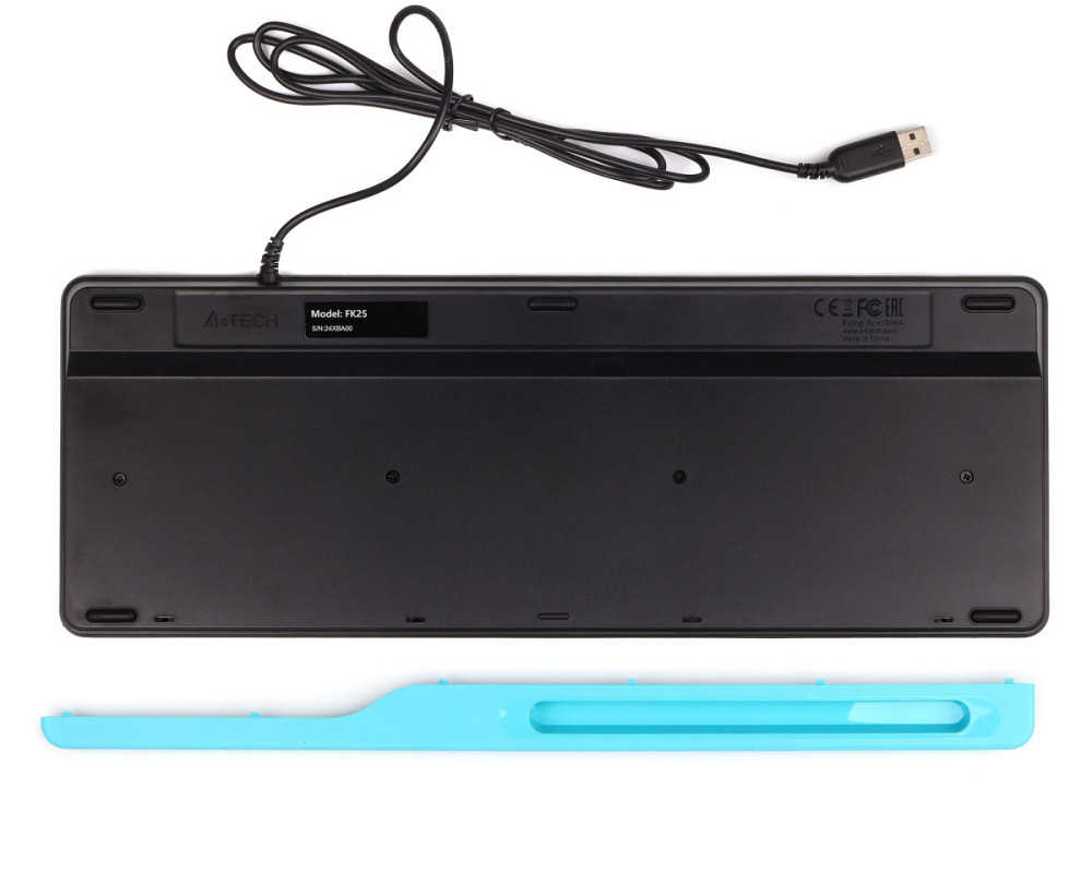 Клавиатура компьютерная проводная A4Tech Fstyler FK25(Black) черная Київ - зображення 5