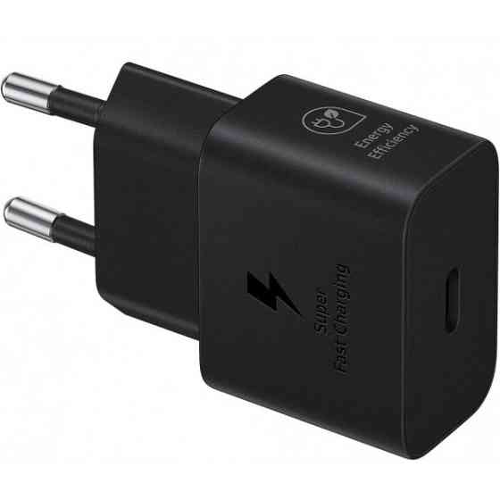 Мережевий зарядний пристрій Samsung 25W Travel Adapter + cable Type-C Black (EP-T2510XBEGEU) (Код то Харків