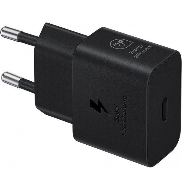 Мережевий зарядний пристрій Samsung 25W Travel Adapter + cable Type-C Black (EP-T2510XBEGEU) (Код то Харьков - изображение 5