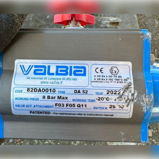 Привід двосторонньої дії Valbia DA52 Суми - зображення 1