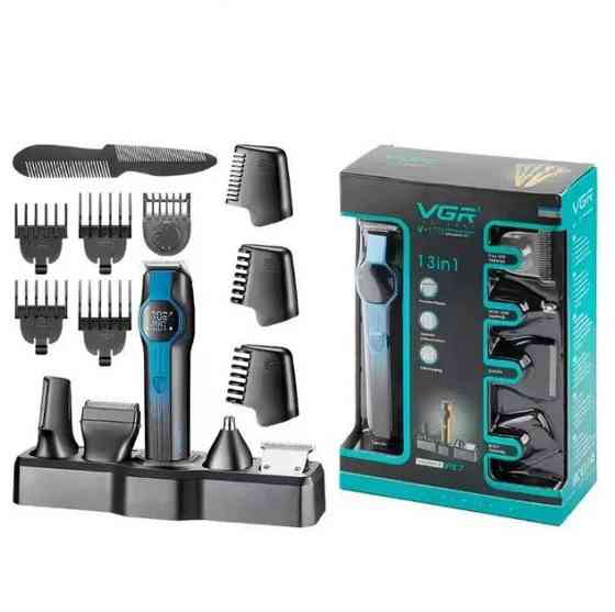 Машинка для стрижки VGR V-173 BLUE синяя Київ