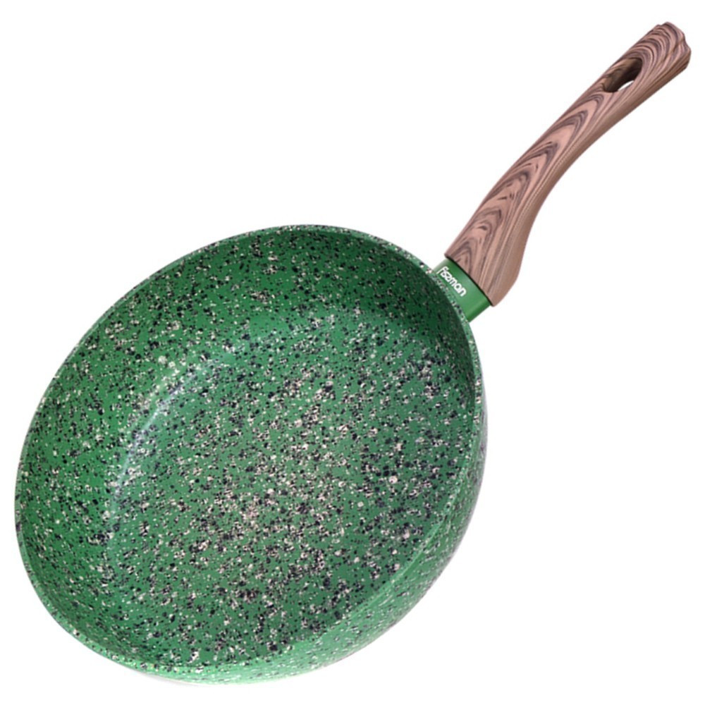 Сковорода глибока Fissman Malachite FS-14309 24 см зелена Київ - зображення 1