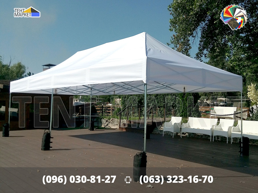 Намет 8х4 швидко-розкладний трансформер. Шатри палатки тенти Виготовлення Пошиття Продаж Запорожье - изображение 1