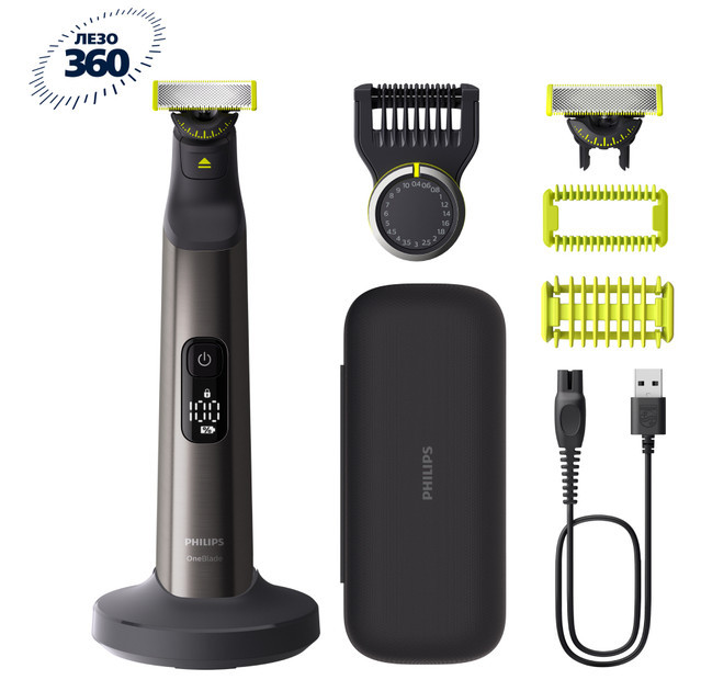 Электростанок Philips OneBlade Pro 360 QP6652-61 черная Киев - изображение 1