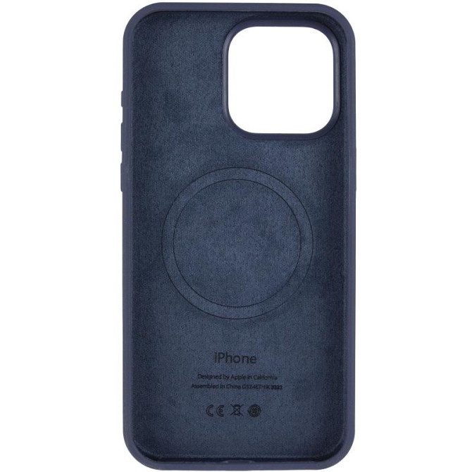 Чехол Silicone Case Full Protective (AA) V2 with MagSafe для Apple iPhone 15 Pro Max (6.7") Херсон - зображення 3