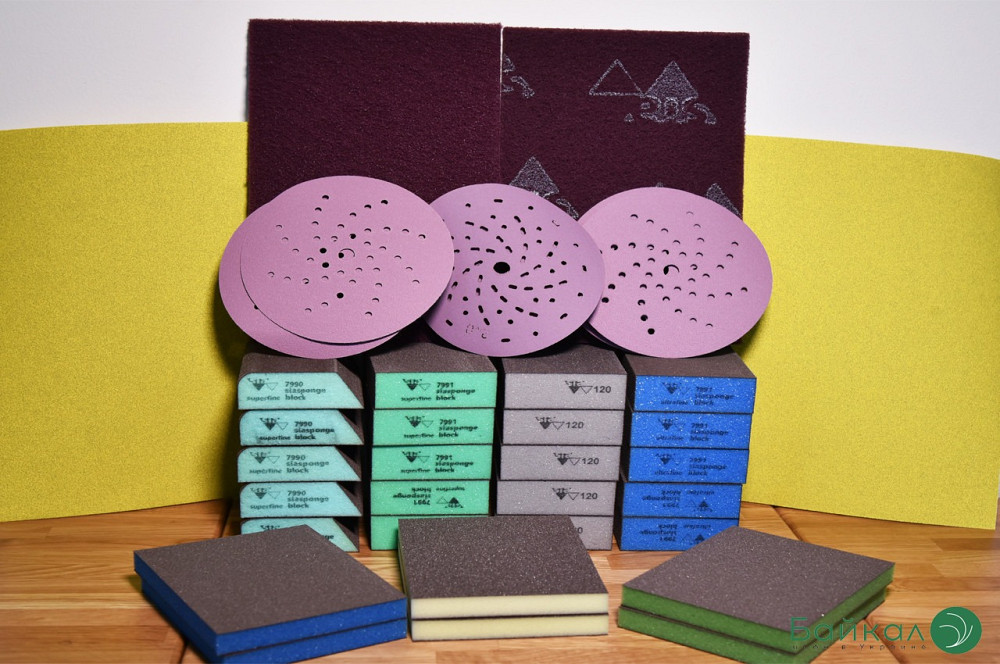 Губки шлифовальные абразивные 4-х ст Київ - зображення 2