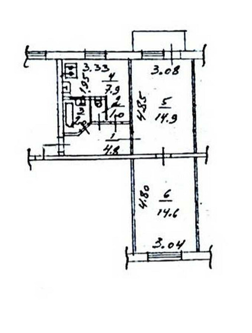 продажа 2-к квартира Киев, Деснянский, 48000 $ Київ - зображення 9