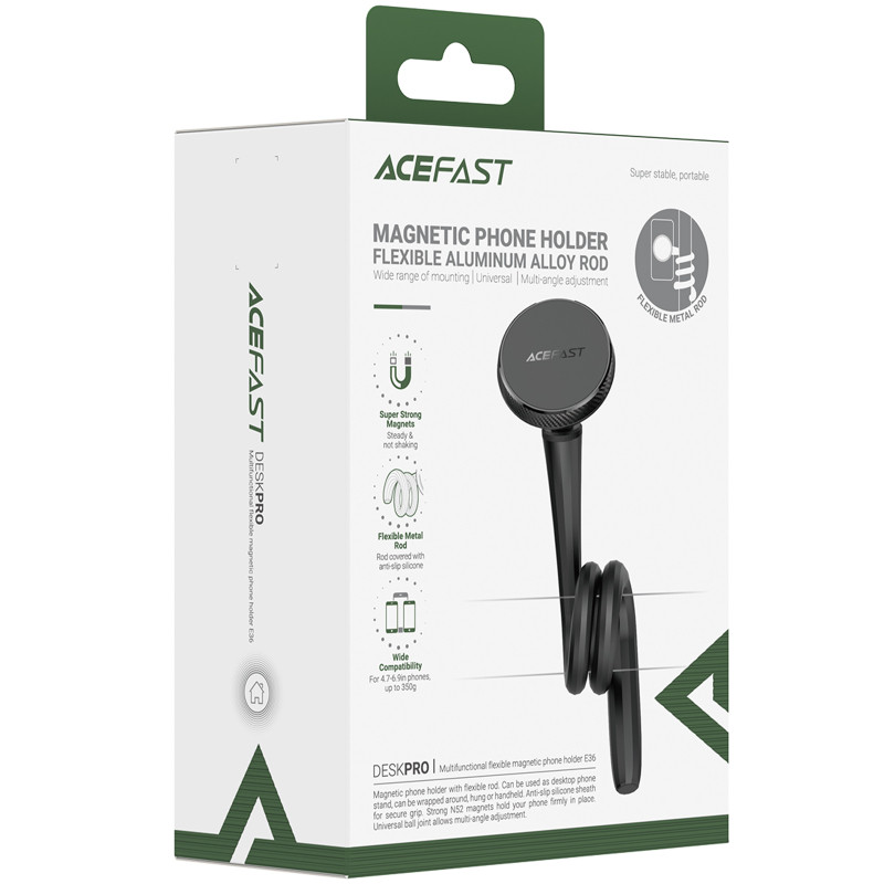 Магнитный держатель для телефона Acefast E36 flexible Херсон - зображення 2