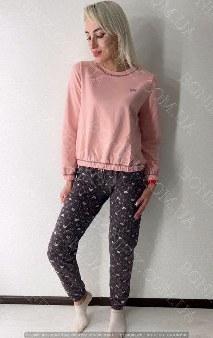 Комплект женской пижамы из коллекции "Orsetto" (арт. LPK 0481/05/01) Кривий Ріг - зображення 1
