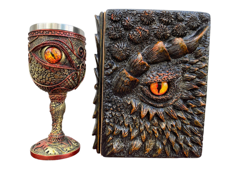 Подарочный набор Бокал 3 Глаз и Блокнот 3 «Жар Сердца Дракона» (код 00628) Київ - зображення 3