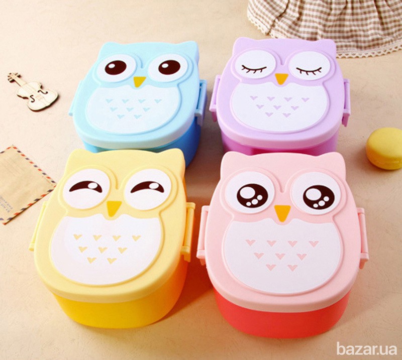 Ланч-бокс Сова, контейнер для бутербродов, фруктов и других лакомств Одесса - изображение 3