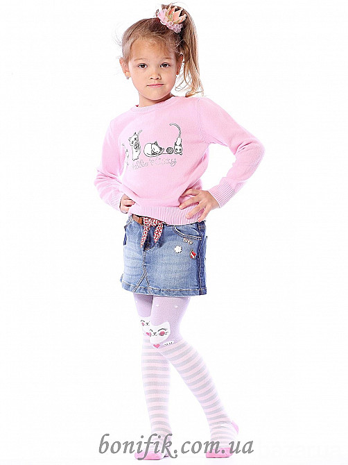 Хлопковые детские колготки с мультяшным рисунком (рост 92-104 см) (арт. D 010-1) Кривий Ріг - зображення 1