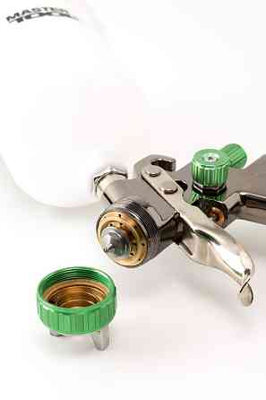 Краскопульт пневматический MASTERTOOL LVLP ВПЛБ 600 мл Ø1,3 мм круглый/плоский факел 125-170 л/мин 1 Харків