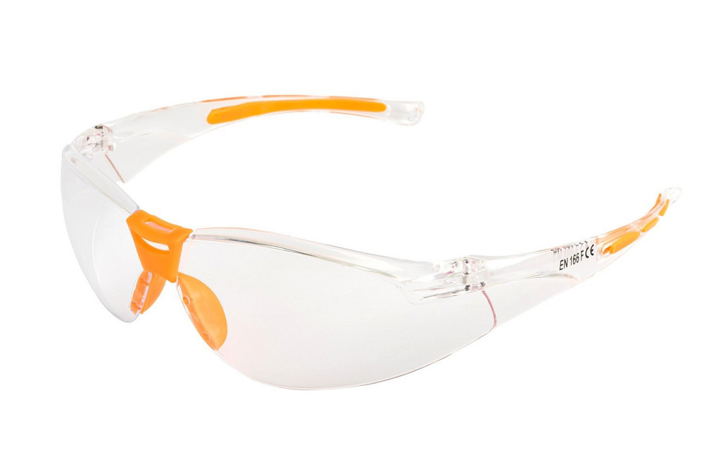 Очки открытые MASTERTOOL линза ANTI-SCRATCH мягкий носоупор противоскользящие дужки l-класс прозрачн Харків - зображення 1