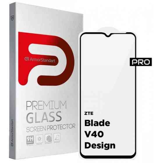 Захисне скло ArmorStandart для ZTE Blade V40 Design Black (Код товару:32705) Харьков