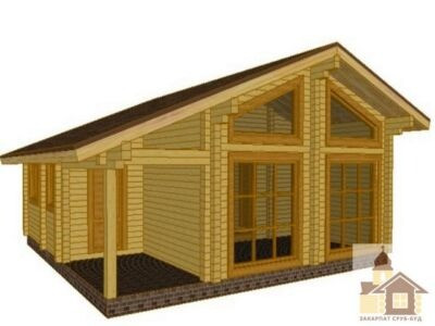 Купити зруб з бруса для будівництва будинку під ключ — якість від Закарпат Зруб-Буд Одесса - изображение 1