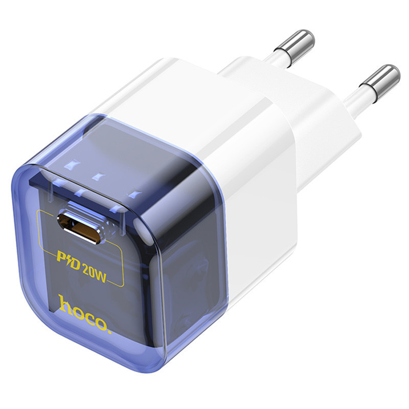 СЗУ Hoco C125A Transparent PD20W (1USB-C) Херсон - зображення 2