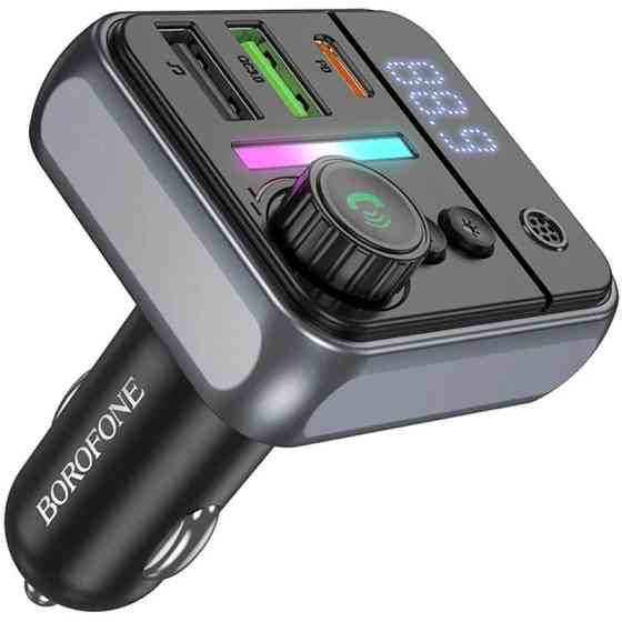 АЗУ FM модулятор Borofone BC50 Ascenso PD20W+QC3.0 total 38W (2USB-A/1C) Херсон