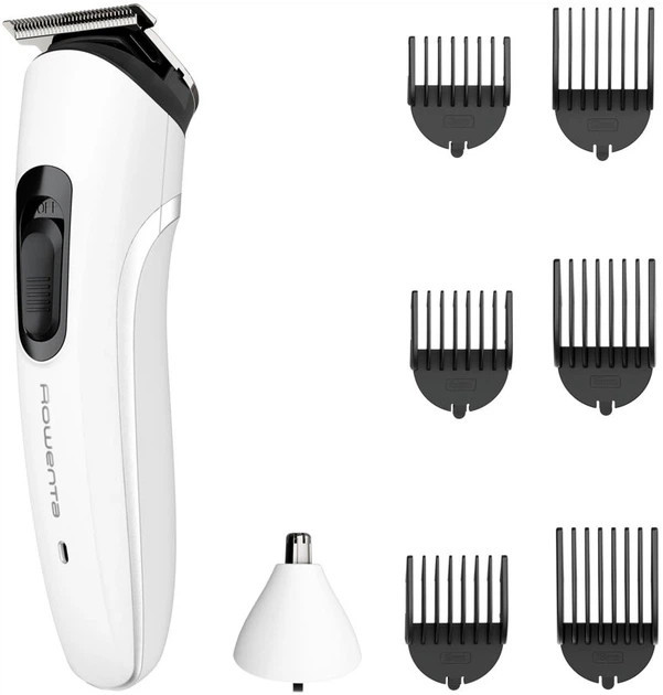 Машинка для стрижки волос Rowenta Trim & Style 8 в 1 TN8934E0 1.8 Вт белая Київ - зображення 1