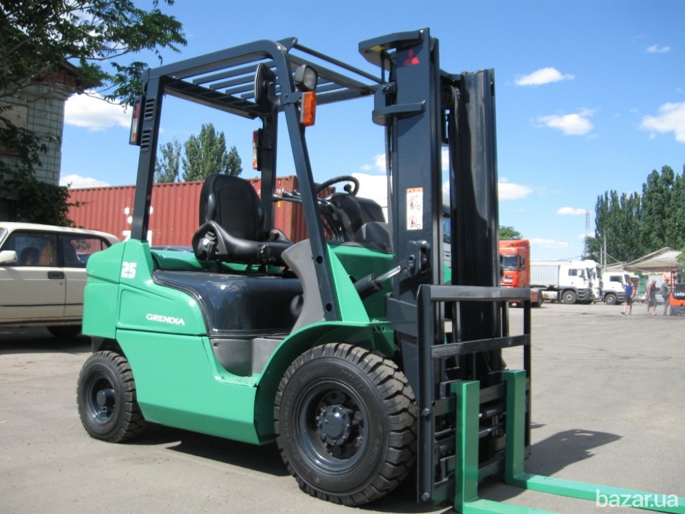 Дизельный вилочный погрузчик Митсубиши на 2 тонны с позиционером вил Одеса - зображення 5