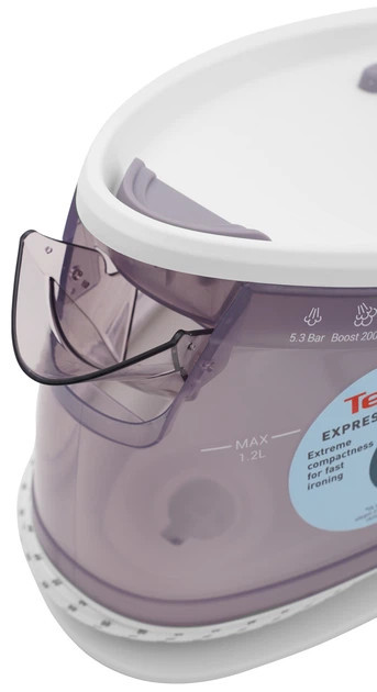 Утюг с парогенератором Tefal Express Optimal SV4111E0 2200 Вт серый Київ - зображення 5