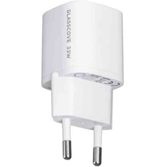 Мережевий зарядний пристрій Glasscove Wall Charger 33W USB+Type-C White Харків